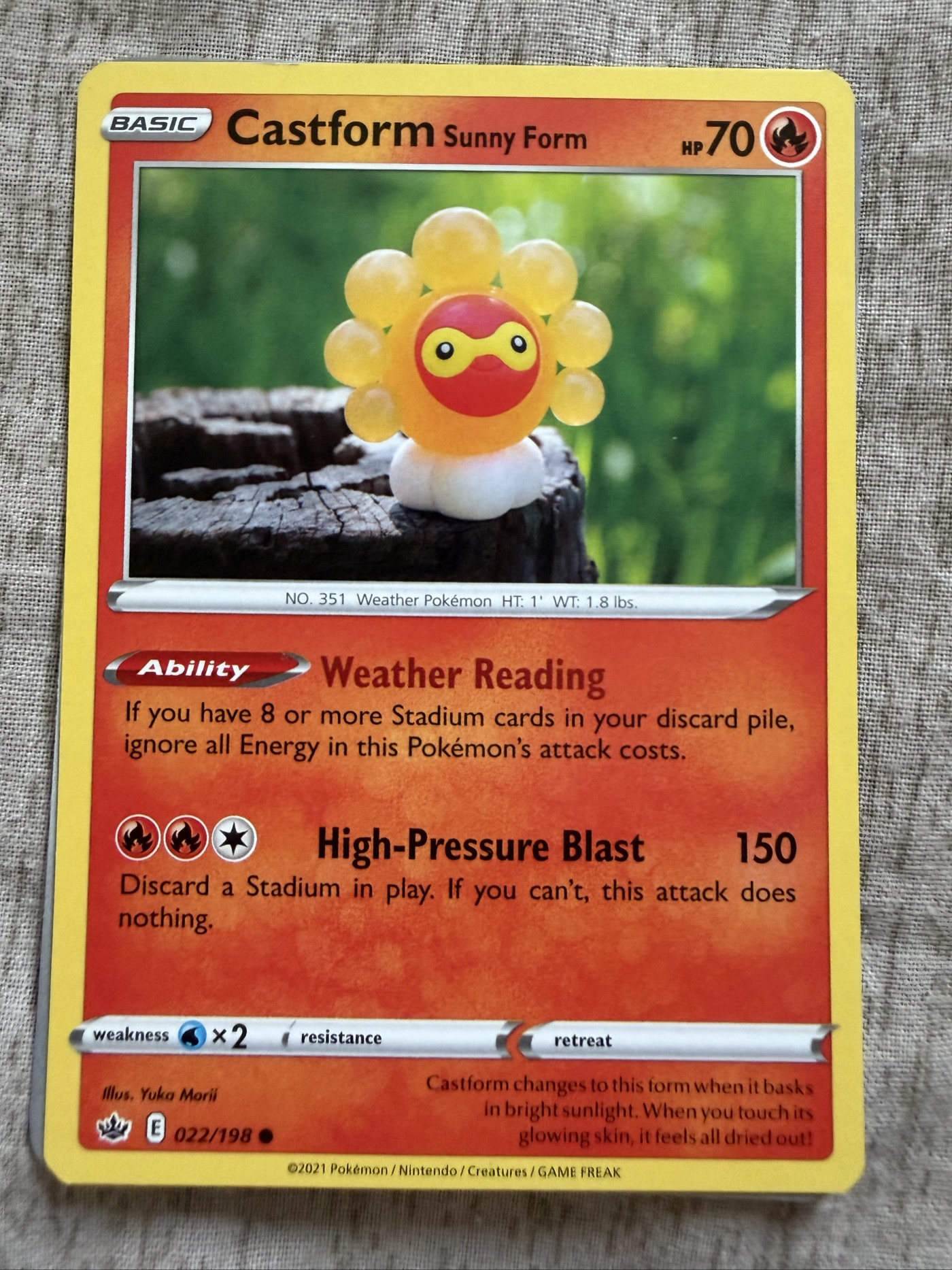 Castform Sunny Form